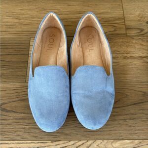 Soul Naturalizer ‘Ashley’ slip on flat loafer in baby blue size 8